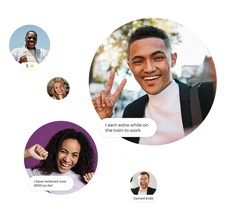 People earning cashback